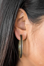 Load image into Gallery viewer, Paparazzi Jungle Stride Brass Earrings

