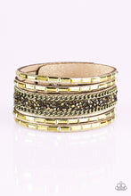 Load image into Gallery viewer, Paparazzi Less Bitter More Glitter Brass Bracelet
