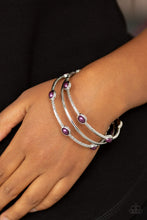 Load image into Gallery viewer, Paparazzi Bangle Belle - Purple

