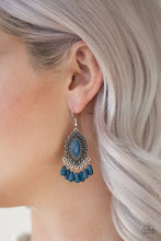 Load image into Gallery viewer, Paparazzi Private Villa Blue Earrings
