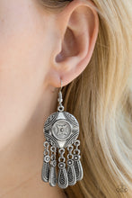 Load image into Gallery viewer, Paparazzi Whimsical Wind Chime Silver Earrings
