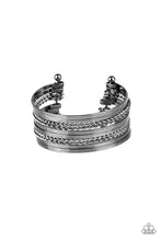 Load image into Gallery viewer, Paparazzi Perfectly Patterned Black Bracelet
