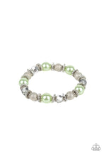 Load image into Gallery viewer, Paparazzi Sparking Conversation Green Bracelet
