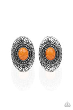 Load image into Gallery viewer, Paparazzi Stone Tiki Orange Earrings
