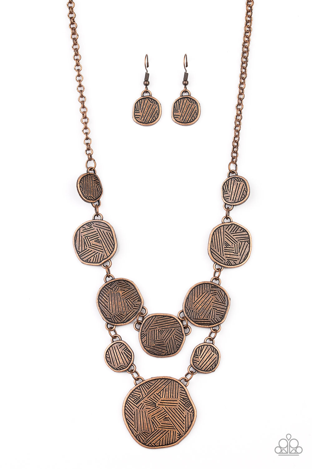 Paparazzi Metallic Patchwork - Copper