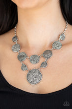 Load image into Gallery viewer, Paparazzi Metallic Patchwork - Silver
