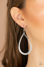 Load image into Gallery viewer, Paparazzi Very Enlightening Silver Earrings
