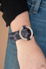 Load image into Gallery viewer, Paparazzi Jungle Cat Couture Purple Bracelet
