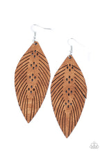 Load image into Gallery viewer, Paparazzi Wherever The Wind Takes Me Brown Earrings
