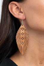 Load image into Gallery viewer, Paparazzi Wherever The Wind Takes Me Brown Earrings
