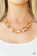 Load image into Gallery viewer, Paparazzi Heard It On The HEIR-Waves - Gold
