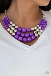 Paparazzi Dream Pop Purple Necklace