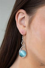 Load image into Gallery viewer, Paparazzi Swept Away Blue Earrings
