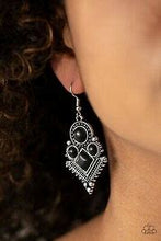 Load image into Gallery viewer, Paparazzi So Sonoran Black Earrings
