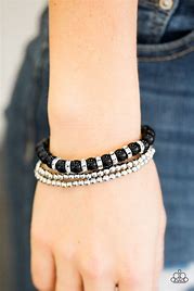 Paparazzi Perfect POSH-ture Black Bracelet