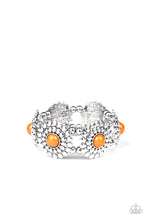 Load image into Gallery viewer, Paparazzi Bountiful Blossoms Orange Bracelet
