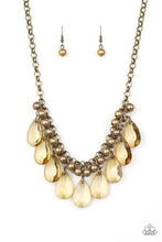 Load image into Gallery viewer, Paparazzi Fashionista Flair Brass Necklace
