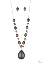 Load image into Gallery viewer, Paparazzi Desert Diva Black Necklaces
