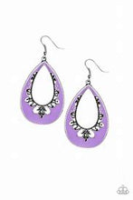Load image into Gallery viewer, Paparazzi Compliments To Chic Purple Earrings
