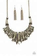 Load image into Gallery viewer, Paparazzi In The MANE-stream Brass Necklace

