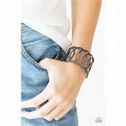 Load image into Gallery viewer, Paparazzi Circa de Contender - Black Bracelet
