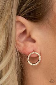 Copper Post Earring