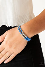 Load image into Gallery viewer, Paparazzi Downright Dressy Blue Bracelet
