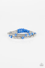 Load image into Gallery viewer, Paparazzi Downright Dressy Blue Bracelet
