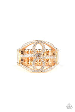 Load image into Gallery viewer, Paparazzi Fabulously Frosted Gold Ring
