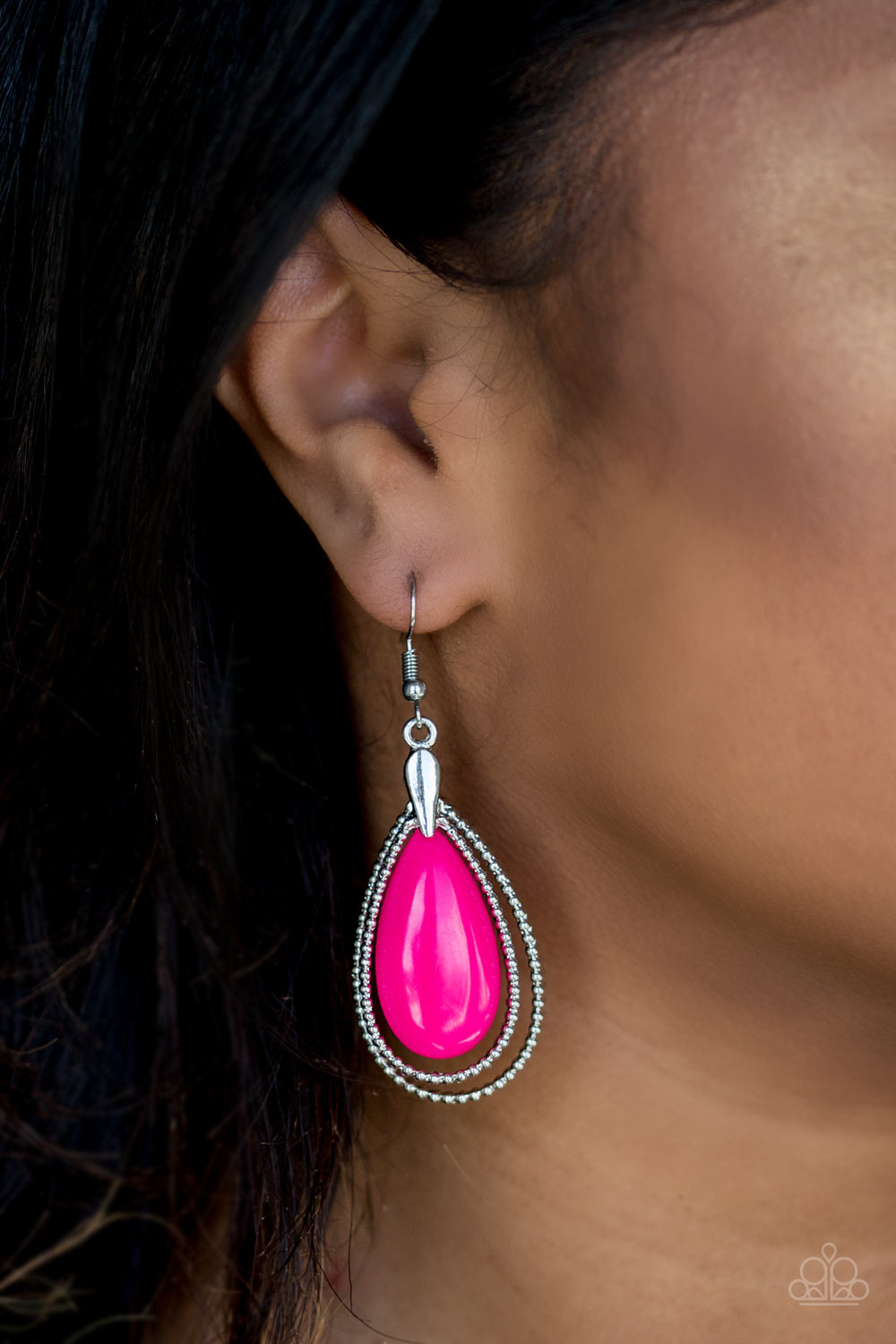 Paparazzi Spring Splendor Pink Earring