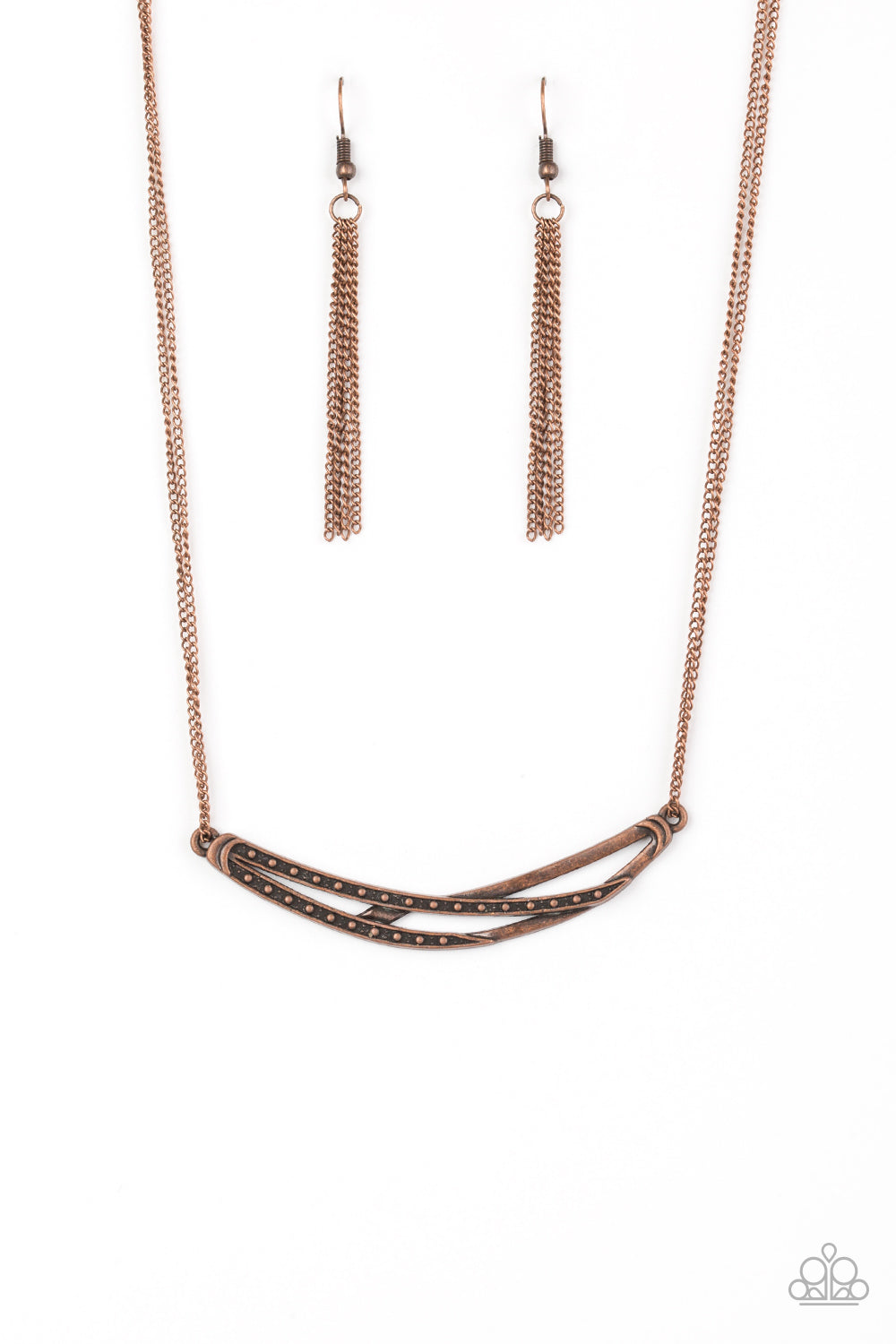 Paparazzi Moto Modern Copper Necklace