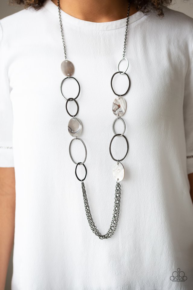 Paparazzi Kaleidoscope Coast Black Necklace