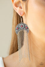 Load image into Gallery viewer, Paparazzi Lunar Melody Pink Earrings
