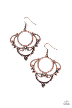 Load image into Gallery viewer, Paparazzi Metallic Macrame Copper Earrings
