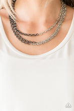 Load image into Gallery viewer, Paparazzi Metro Madness Black Necklace
