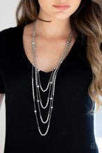 Load image into Gallery viewer, Paparazzi Open For Opulence Silver Necklace
