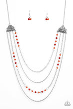 Load image into Gallery viewer, Paparazzi Pharaoh Finesse Red Necklace
