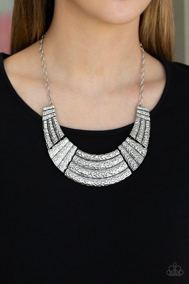 Paparazzi Ready To Pounce Silver Necklace