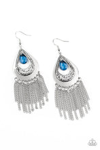 Load image into Gallery viewer, Paparazzi Scattered Storms Blue Earrings
