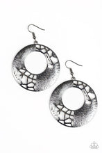 Load image into Gallery viewer, Paparazzi Shattered Shimmer Black Earring
