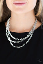 Load image into Gallery viewer, Paparazzi Turn Up The Volume White Necklace
