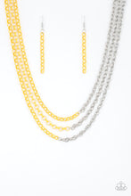 Load image into Gallery viewer, Paparazzi Turn Up The Volume Yellow Necklace
