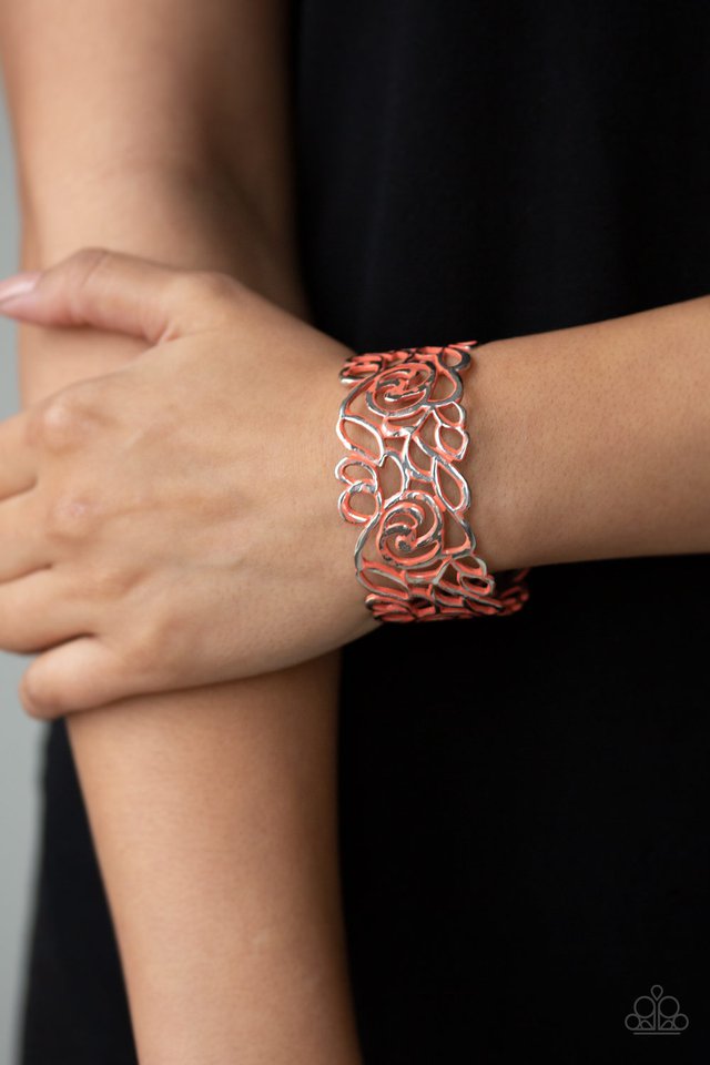 Paparazzi Victorian Gardens Orange Bracelet