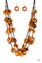 Load image into Gallery viewer, Paparazzi Wonderfully Walla Walla Orange Necklace
