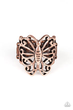 Load image into Gallery viewer, Paparazzi Wouldn&#39;t Hurt A Butterfly Copper Ring
